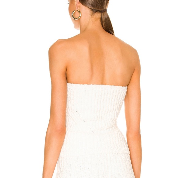 Tara Boucle Knit Bustier Tube Top - Picture 3 of 4